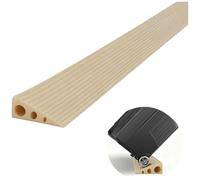 Generico Rampa di soglia in Gomma Antiscivolo per sedie a rotelle e Scooter - Autoadesiva, ritagliabile, Ideale per Porte e Passi carrai, Gialla, 100x1,6x5,5 cm - Soluzione di Accesso sicura e durevo