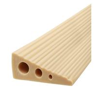 Generico Rampe Antiscivolo autoadesive per soglie di Porte - Strisce in PVC ritagliabili, Ideali per Bagno, Cucina e Balcone, Beige, 60x3x6,5 cm - Migliorano la Sicurezza e l'accessibilità