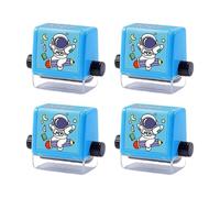 Generico Randomized Number Math Stamp, 4 in 1 Educational Tool, Practice Roller, PC Material, Solving Problems, Learning Arithmetic, Classroom Activities, School Work