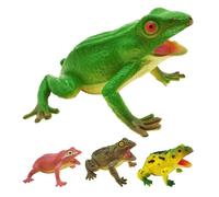 Generico Rane Giocattolo 4 Pezzi Figurine Di Animali Realistici