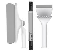 Generico Raschietto per Ghiaccio per Parabrezza, per Utensili in Alluminio Ergonomico, Raschietto per La Rimozione del Ghiaccio, per Automobili Camion SUV Finestrino Camion Brina Parabrezza Inverno