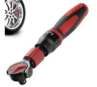 Generico Ratchet Wrench - 3/8-Inch Ergonomic Socket Wrench - 72-Tooth Anti-slip Grip Steel Socket With Swivel Head Reversible On-Off Technician Tool For Motorcycle Home Project Auto Repair
