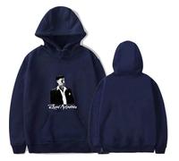Generico Rauw Alejandro Felpe con Cappuccio Casual con Scollo Rotondo, Felpe alla Moda, Pullover Hip Hop, Abbigliamento Unisex (4 M)