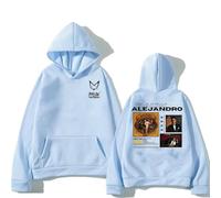 Generico Rauw Alejandro Felpe con Cappuccio, Felpe Stampate alla Moda, Abbigliamento Unisex Largo da Strada, Pullover Versatili Classici alla Moda (6 M)