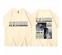 Generico Rauw Alejandro T-Shirt da Uomo retrò Moda Anni '90 T-Shirt Oversize Abbigliamento Strada Hip-Hop T-Shirt Adolescenti Felpa (3 M)