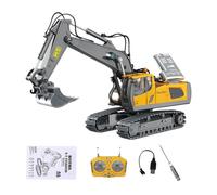 Generico Rc Excavator For Kids - Sand Digger, Construction Toys With Lights And Sounds | Remote Control Excavators For Boys Ages 3-8 Indoor Outdoor Backyard Birthday Sandbox Holiday Role Playing