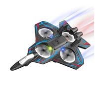 Generico RC Jet Plane 2.4GHz Telecomando Aeroplano Regalo per Bambini e Adulti-Nuovi Aerei Modello Led Light Aircraft Fighter Army Toys con Batteria, Facile da volare Giocattoli per Ragazzi e Ragazze