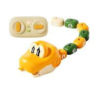 Generico RC Magnetic Snake Toy - Self Eating Race Car | Light & Sound Game