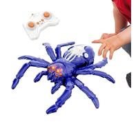 Generico RC Spider - Rechargeable Wall Crawling Toy with LED Eyes | Remote Control Spider Fun Interactive Toy for Birthday Parties, Family Gatherings, Events or Playtime Adventures