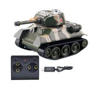 Generico RC Tank, Educational Battle Vehicle Toy, Mini Interactive Remote Control Tank, Strong Rechargeable Design, for STEM Learning Activities, Boys Girls, Indoor Playroom, Bedroom, Living Room Fun