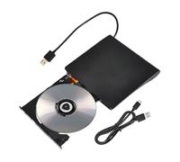 Generico Reader - 14.7x14.5x1.9cm External Disc Burner USB 3.0 | Laptop Burner, Portable Buner For Laptop, Data Transfer Playback Burning Reading Writing Backup, Compact Travel Drive