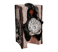Generico Reading Skeleton Figurines - Spooky Glowing Spooky Resin Halloween Statue | Creepy Reading Skeleton Decoration For Classroom Dormitory School Haunted House Home Party Display