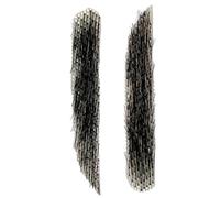 Generico Real Human Hair Simulation Eyebrows | Natural 3D Invisible Prosthetic for Film TV | Unisex Men Women Daily Makeup Accessory | Handcrafted Lace Front Brow Trim-to-Fit Kit