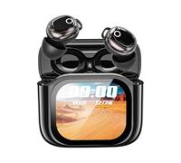 Generico Real Time Translation Earbuds - AI Language Translator Earphones, Color Display Interface, Fast Response Accurate Output, Smart Touch | Noise Canceling Clear Sound, Wireless Portable Design