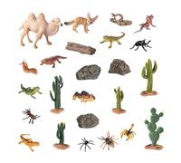 Generico Realistic Animal Figurines | 24 Pieces Plants Toys