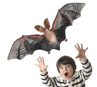Generico Realistic Bat - 11×4×1.5cm Bat Animal Figurine Model | Mini Simulation Wildlife Toy | Hard Rubber Mini BatOrnament | Kids Learning Educational Party Favor Decoration Collectible