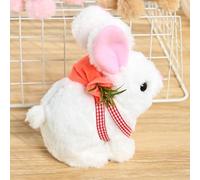 Generico Realistic Bunny Plush - Light-Up Electronic Interactive Rabbit Backpack With Walking Sounds, Long | Educational Easter Plush Toy For Kids And Friends Pet Toy Soft Cuddly Stuffed Animal