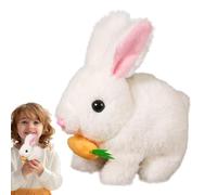 Generico Realistic Rabbit Plush - Soft Stuffed Animal Doll, Interactive Bunny Toy With Jumping & Shaking Ears, Educational Fun For Kids | Cute Plush Bunny For Girls Boys Animal Gift For Girl