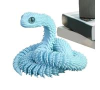 Generico Realistic Snake Figure, Flexible Articulated Animal Toy, Snake Ornament for Dashboard Display, Long Tail Keyword: Bedroom Shelf Accessory, Pranks, Desk Decor, 29.53 Inches