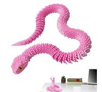 Generico Realistic Snake Figure, Flexible Articulated Animal Toy, Snake Ornament for Dashboard Display, Long Tail Keyword: Bedroom Shelf Accessory, Pranks, Desk Decor, 29.53 Inches