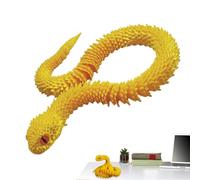 Generico Realistic Snake Figure, Flexible Articulated Animal Toy, Snake Ornament for Dashboard Display, Long Tail Keyword: Bedroom Shelf Accessory, Pranks, Desk Decor, 29.53 Inches