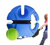 Generico Rebound Tennis Trainer Set - Portable Base, Elastic Rope Ball Design | Practice Tool For Tennis Training, Skill Development, Fitness Exercise For Kids, Adults, Home, Outdoor Play