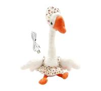 Generico Rechargeable Dancing Duck Plush Toy, 34x25cm, 34cm Talking Singing Action, Soft Material, Home Entertainment, Gift Giving, Fun Playtime