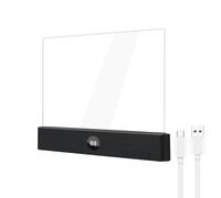 Generico Rechargeable Flat Book Light with Dimmable LED Panel, Portable Reading Lamp for Bedtime Night Library Bedroom Home Dorm Travel Camping Study, Slim Hands-Free Book Light