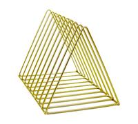 Generico Record Storage Rack - 10.24 Inches Heavy-Duty Vinyl Organizer | Iron Wire Space-Saving Display Shelf for Albums, Books, and Media Collections | No-Assembly Bookcase for Living Room or Office