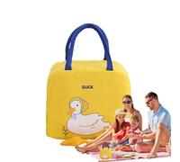 Generico Rectangular Lunch Box - 3 Compartment Food Storage Container ¦ Adult Lunch Box with Cutlery, Meal Organizer with Heat Insulation, School Food Carrier, Picnic Snack Holder for Preschool