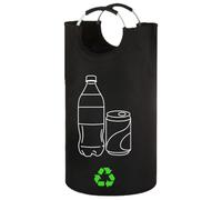 Generico Recycle Bags 82L Large Capacity Storage Container - Oxford Cloth Deposit Bottle Storage With Double Handles, Collection Basket For Bathroom, Dorm, College, Home, Kitchen, Apartment, Garage