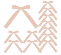 Generico Red Christmas Bows - Velvet Christmas Bows, 12X Velvet Ribbon Red Wreath Bow | Portable Velvets Christmass Tree Bow for Tree, Front Door, Fireplace, Fence, Stairs And Garland Decoration