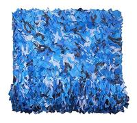Generico Red de Sombra de Jardín Azul, Malla de Camuflaje Militar, 1m 2m 5m 6m 7m 8m 10m 11m Red de Sombreado para Caza, Tiro, Camping(13x20m)