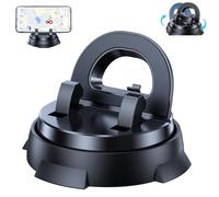 Generico Redreeer Car Phone Holder, 360-Degree Rotatable Mobile Holder with Non-Slip Base, Dashboard, Center Console, Suitable for All Models & Phone(1pcs)