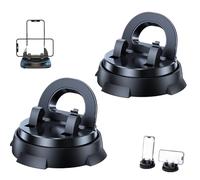 Generico Redreeer Car Phone Holder Mount, 360-Degree Rotatable Mobile Holder With Non-Slip Base, No Installation Required, Suitable For Dashboard, Center Console, All Models (2pcs)