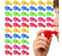 Generico Referee Whistle - 100-Piece Portable Training Equipment - Gym Whistle for Football Training,for Outdoor Survival Hiking Fishing Boating Football Baseball Soccer