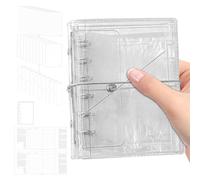 Generico Refillable Journal - A7 Tri Fold Multi Pocket Notebook | Small Aesthetic Planner for Writing Note Taking Sketching Travel Daily Organization and Personal Journaling Use