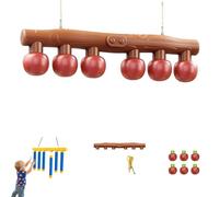 Generico Reflective Drop Stick Challenge Game with Remote, Falling Reflex Drop Sticks Catching Game with 3 Adjustable Speeds, Hand Eye Coordination Reaction Time Training Toys for Kids (Christmas)