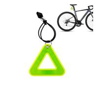 Generico Reflective Pendants - High Visibility Triangle Safety Bike Gear Reflector for Night Running Hiking Camping Outdoor Commuting Walking Cycling Backpack Safety Visibility Protection Use