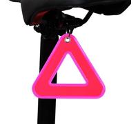 Generico Reflective Pendants - High Visibility Triangle Safety Bike Gear Reflector for Night Running Hiking Camping Outdoor Commuting Walking Cycling Backpack Safety Visibility Protection Use