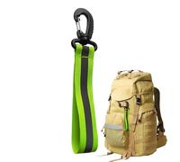 Generico Reflective Strap Keychain - High Visibility Tag Keyring, Glow In The Dark Keychain for Running, Safety Signal Pendant, Glowing with Metal Hook, Reflective Tag for Increasing Visibility