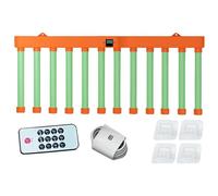 Generico Reflex Challenge Game, Hand-Eye Training Toy, Rechargeable Drop Stick Design, Remote Control Fun, Nursery Preschool Competitive Play, Size 23.23x7.28 Inches, Orange, Blue, 1pc