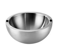 Generico Refrigerante - Refrigerante Da 7,87 Pollici, Vassoio Smaltato In Acciaio Inossidabile, Freddo Per Frutta, Pesce, Gamberetti, Guacamole, Salse, Eventi A Buffet