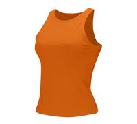 Generico Regali per Donne in Attesa Camicetta senza maniche con canotta da donna Camicetta da donna con retro scollato e slim in maglia a costine Canottiera Elasticizzata (B, M)