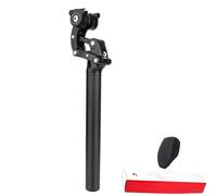 Generico Reggisella Ammortizzato, Canotto Sella Ammortizzato da 27,2/30,9/31,6x365mm, Tubo Sella Ammortizzato in Lega di Alluminio Antiurto per La Maggior Parte delle Bici da Città(30.9mm)