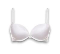 Generico Reggiseno a Balconcino Double + 2 Taglie Multifunzionale (IT, Taglia della Coppa & Taglia della Fascia, B, 3, Bianco)