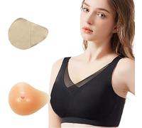 Generico Reggiseno Cancro al Seno Post-operatorio Speciale Protesi Reggiseno 2-in-1 Falso Seno Silicone Petto Finto Intimo Lato Sinistro, Comodo Supporto Medico