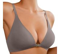 Generico Reggiseno Contenitivo Donna,Senza Ferretto Imbottiture Estraibili Senza Comodo Sportivo Cuscinetti Fissi per Il Seno Taglie Forti Cinghie Regolabili Uso Giornaliero