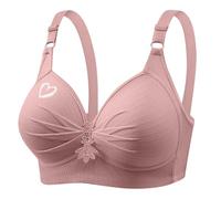 Generico Reggiseno da Donna per Yoga Sport Senza Ferretto Taglie Forti Senza Cuciture Sottile Traspirante Push Up Reggiseno Sportivo Comodo Morbido Reggiseno a Tre File Biancheria Intima da Donna