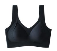 Generico Reggiseno Donna a Coppa Fissa Sottile Senza Cuciture per Seno Grande Riduttore Anti-Caduta Comodo Senza Ferretti Intimo, Copertura Completa Supporto per Uso Quotidiano